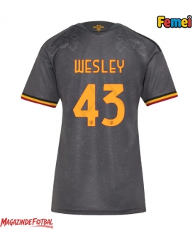 AS Roma Wesley Franca #43 Tricou Fotbal Replică 2026-27 Femei Treilea
